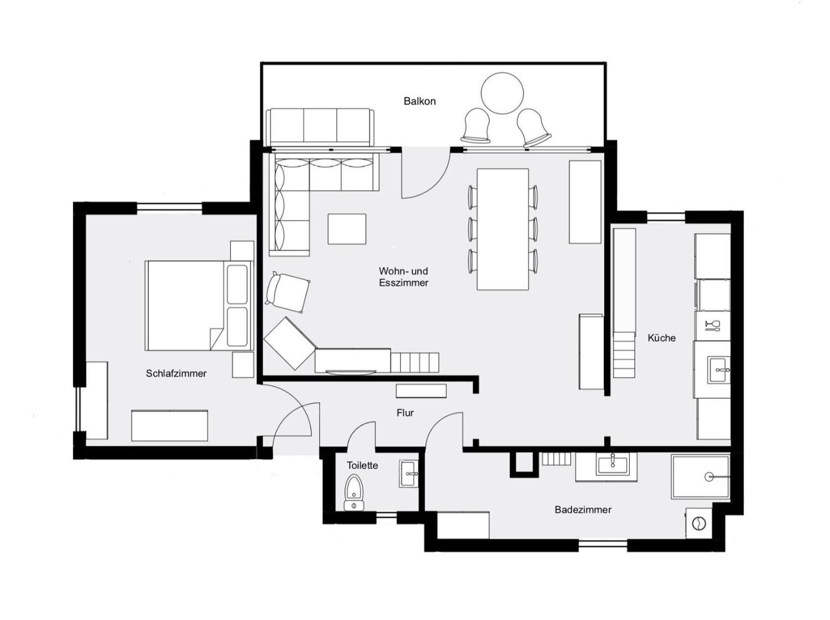 Gemuetliche Wohnung Bei Bad Waldsee Mit Balkon Exterior photo